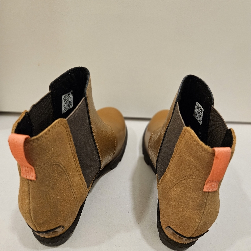 Sorel Joan of Arctic II Leather Sparkle Hidden Wedge Excellent - Picture 4 of 10